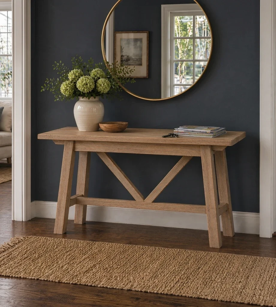 Custom console table by Groundwork